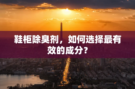 鞋柜除臭剂，如何选择最有效的成分？
