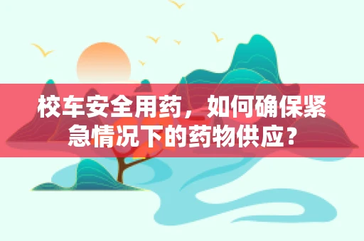 校车安全用药，如何确保紧急情况下的药物供应？