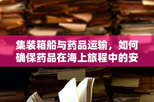 集装箱船与药品运输，如何确保药品在海上旅程中的安全与稳定？