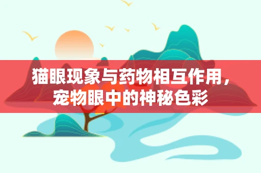 猫眼现象与药物相互作用，宠物眼中的神秘色彩