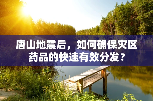 唐山地震后，如何确保灾区药品的快速有效分发？