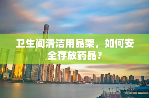 卫生间清洁用品架，如何安全存放药品？