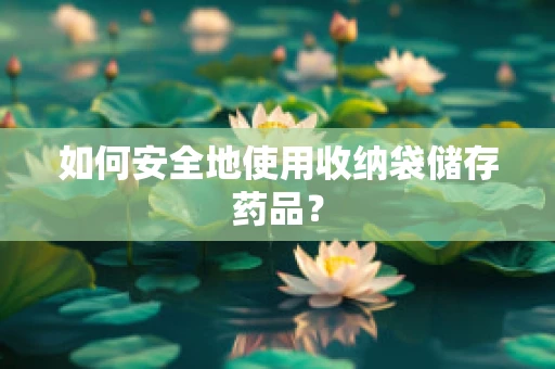 如何安全地使用收纳袋储存药品？