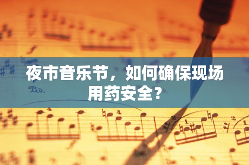 夜市音乐节，如何确保现场用药安全？