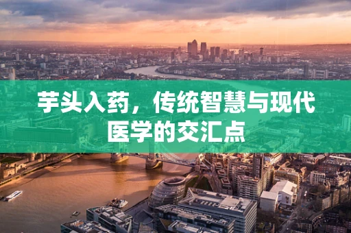 芋头入药，传统智慧与现代医学的交汇点
