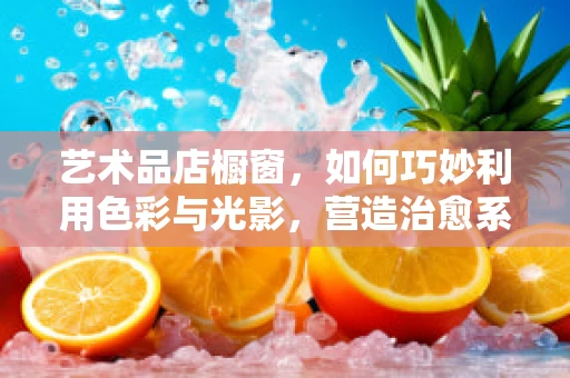 艺术品店橱窗，如何巧妙利用色彩与光影，营造治愈系氛围？