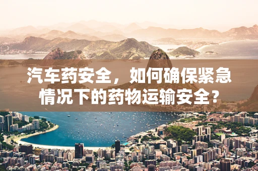 汽车药安全，如何确保紧急情况下的药物运输安全？