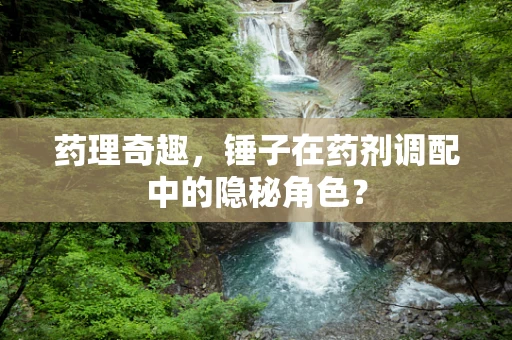 药理奇趣，锤子在药剂调配中的隐秘角色？