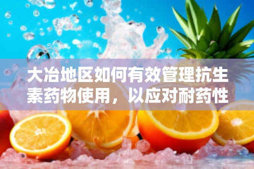 大冶地区如何有效管理抗生素药物使用，以应对耐药性挑战？